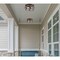 Westinghouse Fixture Ceiling Outdoor Flush-Mount 60W 2-Light Weatherby 14In Brnwd Clear Glass 6112600 - alternate 5
